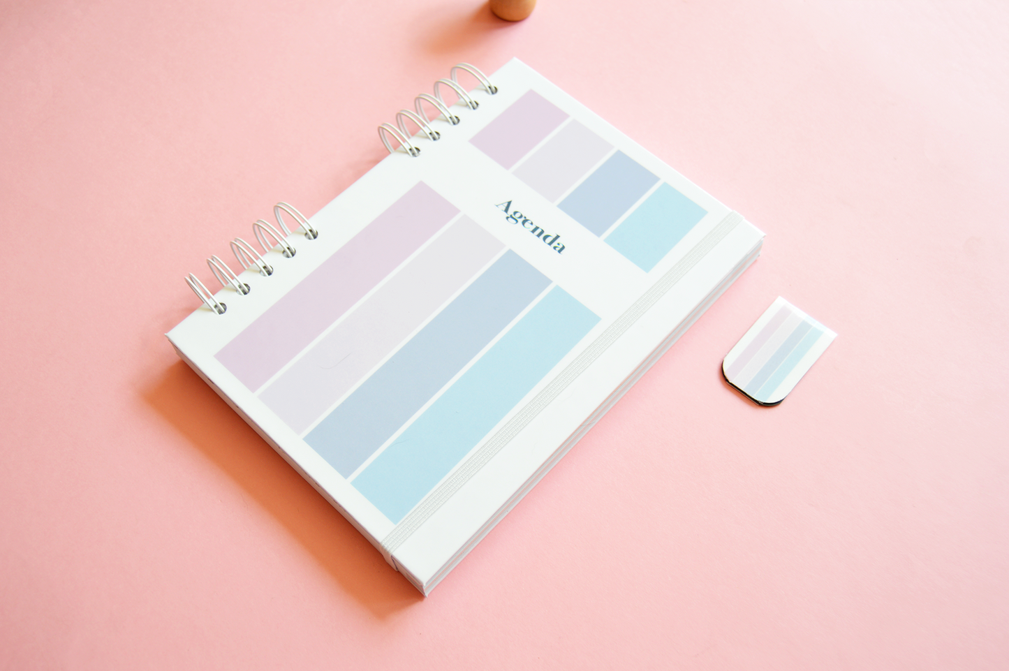 Agenda anual semanal 2026 - Diseño tonos pastel