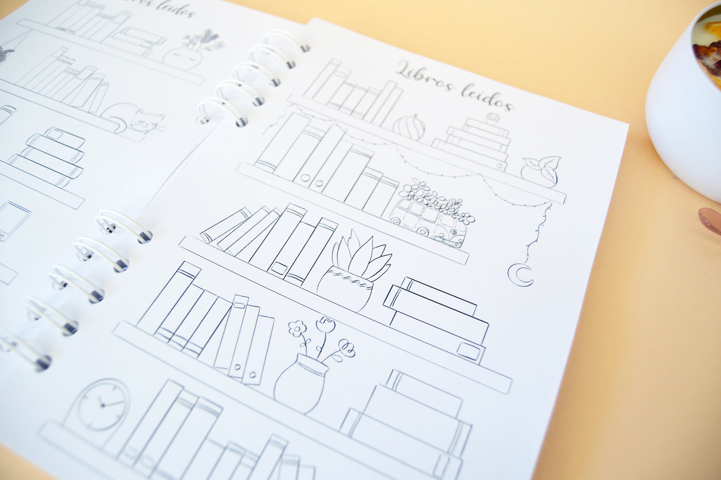 Diario de lecturas - Portada estantería