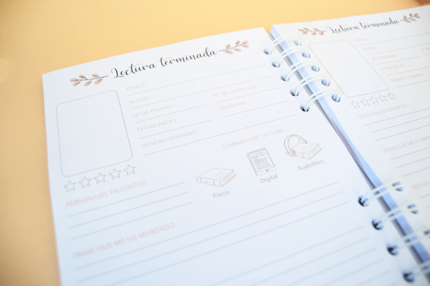 Diario de lecturas - Portada estantería