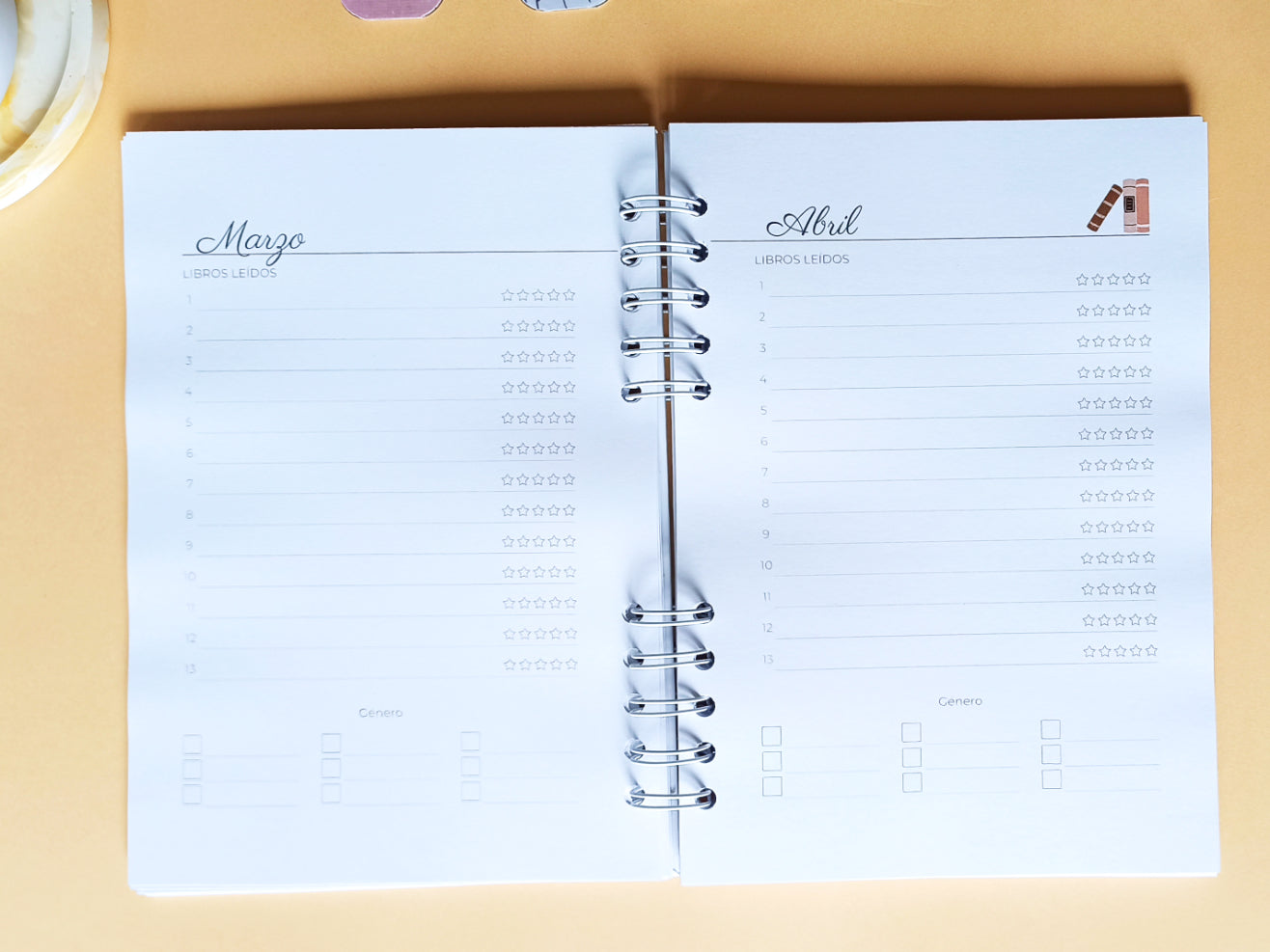 Diario de lectura Versión 2.0 - Portada Estantería