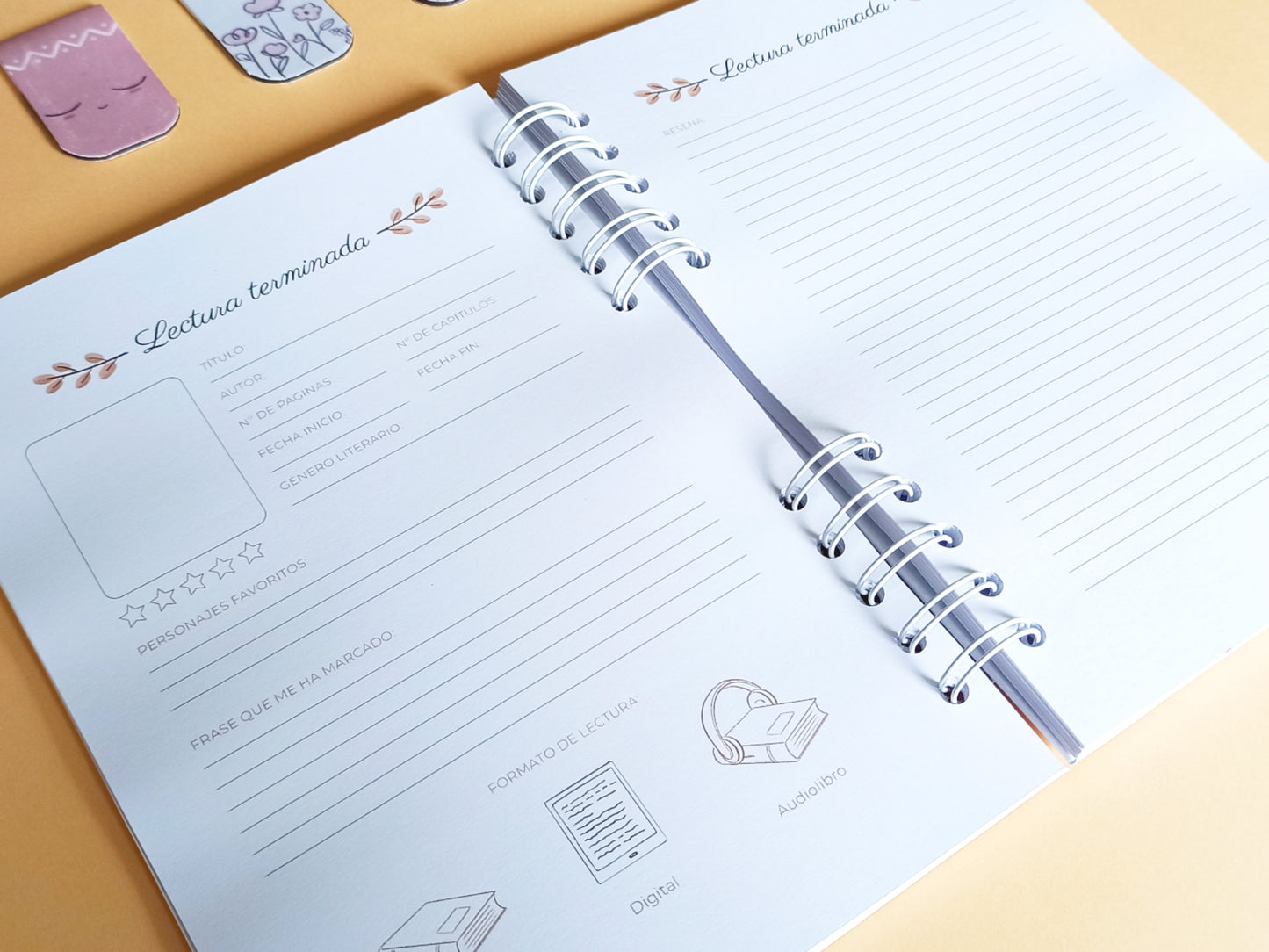 Diario de lectura Versión 2.0 - Portada Estantería