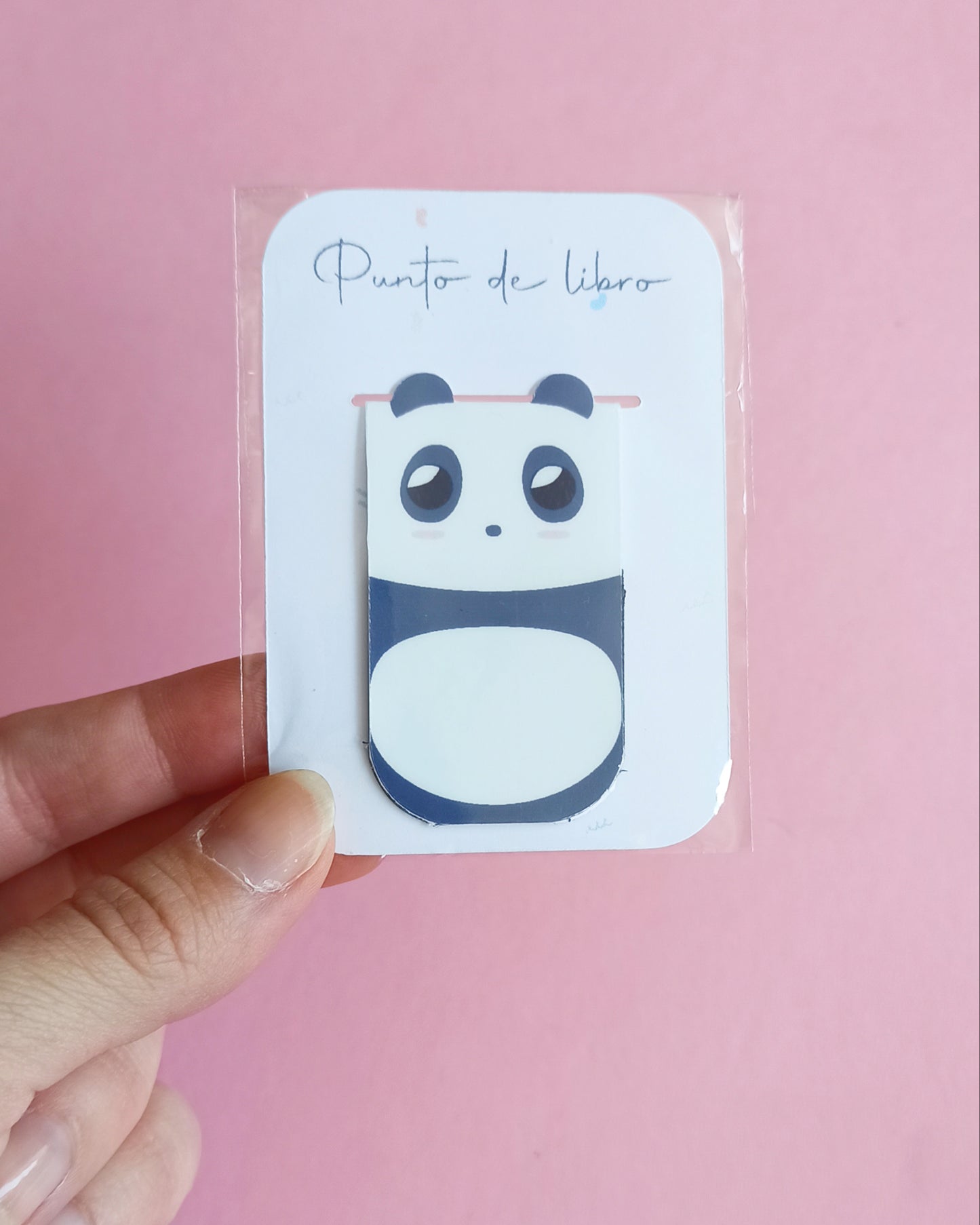 Marcapáginas magnético panda - punto de libro
