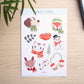 Winter stickers - Pegatinas de invierno