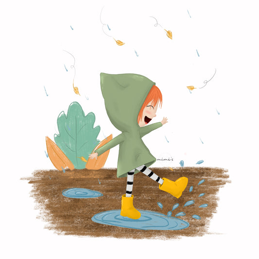 Bajo la lluvia - Print